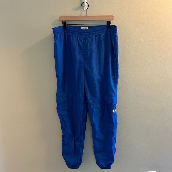 Greenline Sport Other - Greenline Sport Track Pants Mens Size Medium Blue Vintage Nylon 90s Elastic Cuff